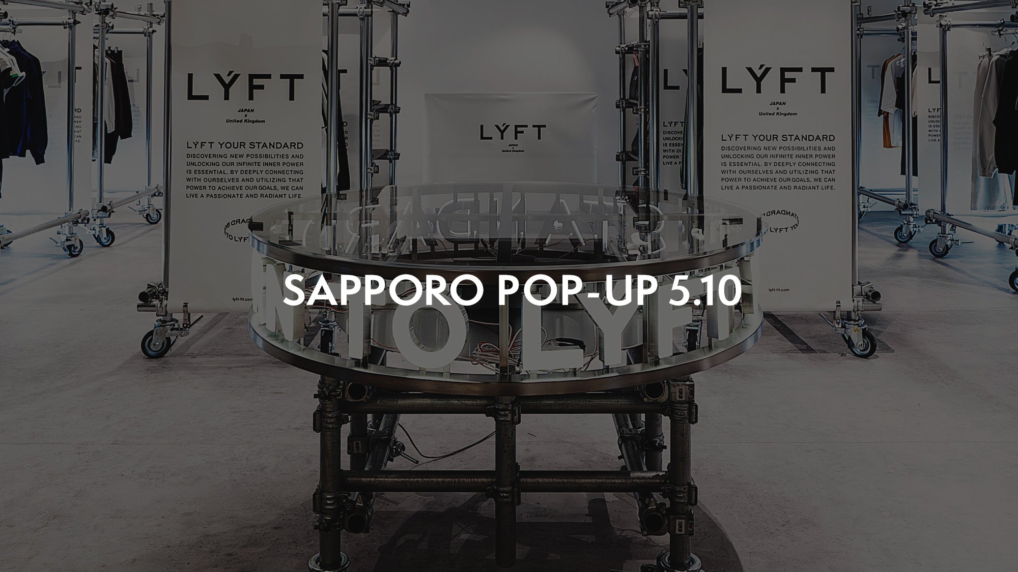 LÝFT SAPPORO POP-UP STORE OPENING DETAILS