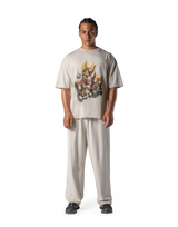 Triple Dog Graphic Vintage Big T-Shirt - Ivory