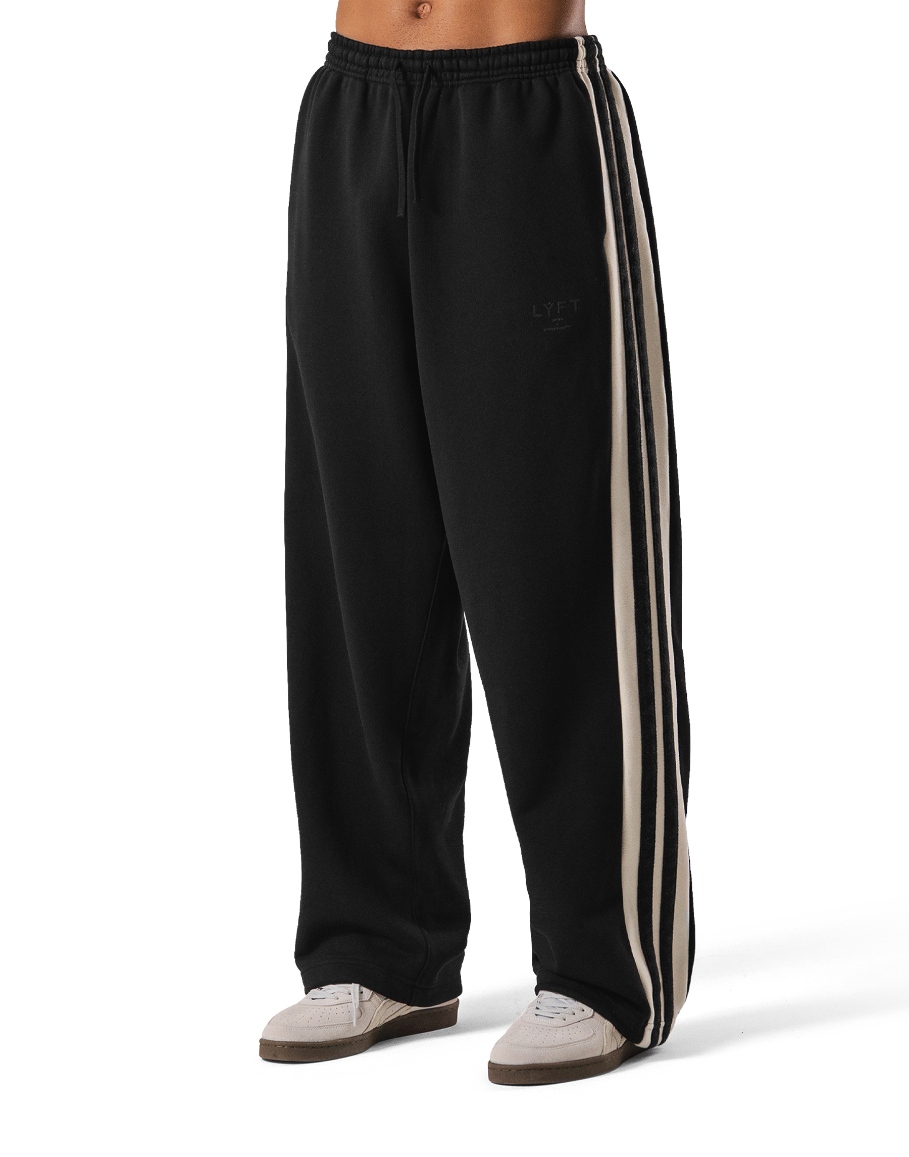 2Line Wide Sweat Pants - Black Special – LÝFT