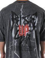Rise Up Extra Big T-Shirt - Black