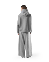 Double Face Zip-Up Hoodie - Grey