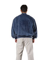 Vintage Sweat Bomber Jacket - Navy