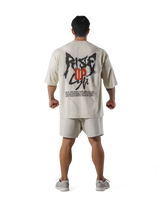 Rise Up Extra Big T-Shirt - 아이보리