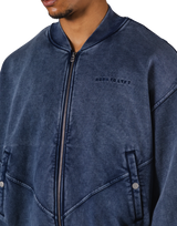Vintage Sweat Bomber Jacket - Navy