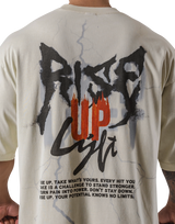 Rise Up Extra Big T-Shirt - 아이보리