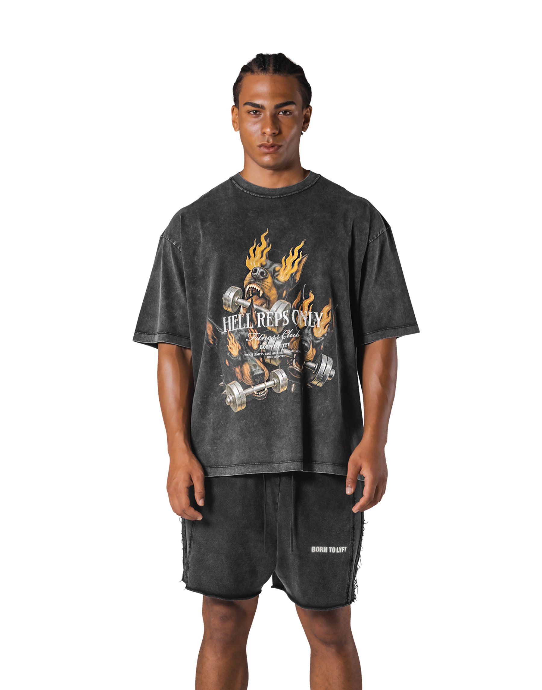 Triple Dog Graphic Vintage Big T-Shirt - Black – LÝFT Triple Dog Graphic Vintage Big T-Shirt - Black – LÝFT