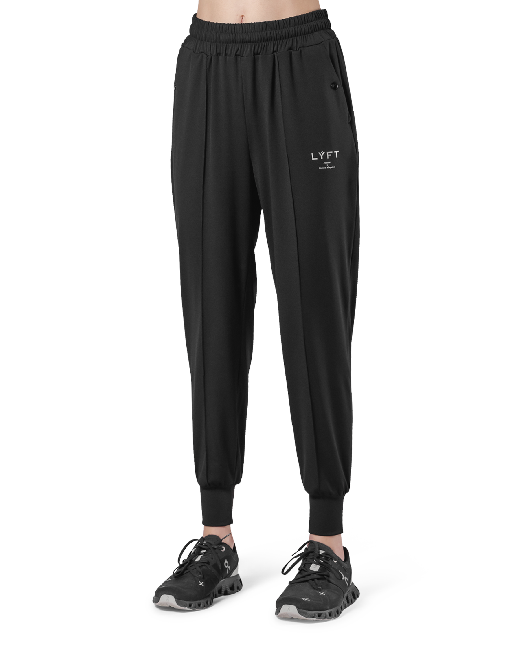 Stretch Pleats Jersey Pants 2 - Black – LÝFT