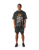 Triple Dog Graphic Vintage Big T-Shirt - Black