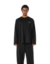 LÝFT Extra Big Long T-Shirt - Black