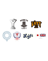 LÝFT Design Sticker Set Ver.1 - White