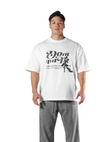 "Do it" Graphic Big T-Shirt - White