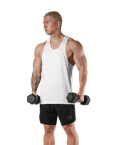 One Point Logo Training Tanktop - White