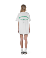 Back Logo Side Slit T-Shirt - White