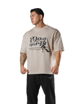 "Do it" Graphic Big T-Shirt - Ivory