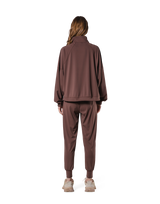 Stretch Wide Track Jacket 2 - Brown