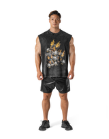 Triple Dog Graphic Vintage Tanktop - Black