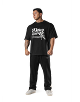 "Do it" Graphic Big T-Shirt - Black