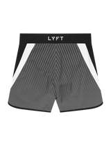 Side Pattern Stripe Stage Shorts - Black