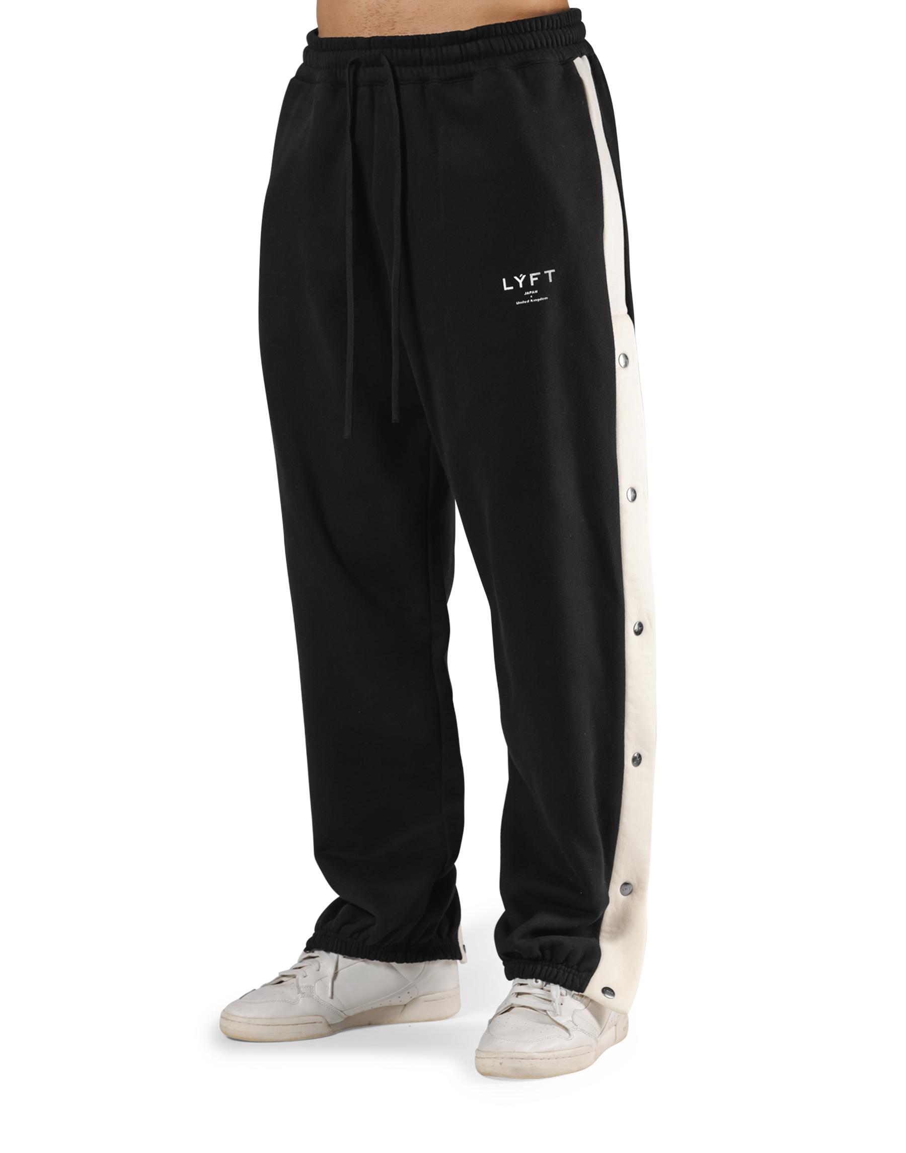 Warm Up Button Sweat Pants - Black – LÝFT