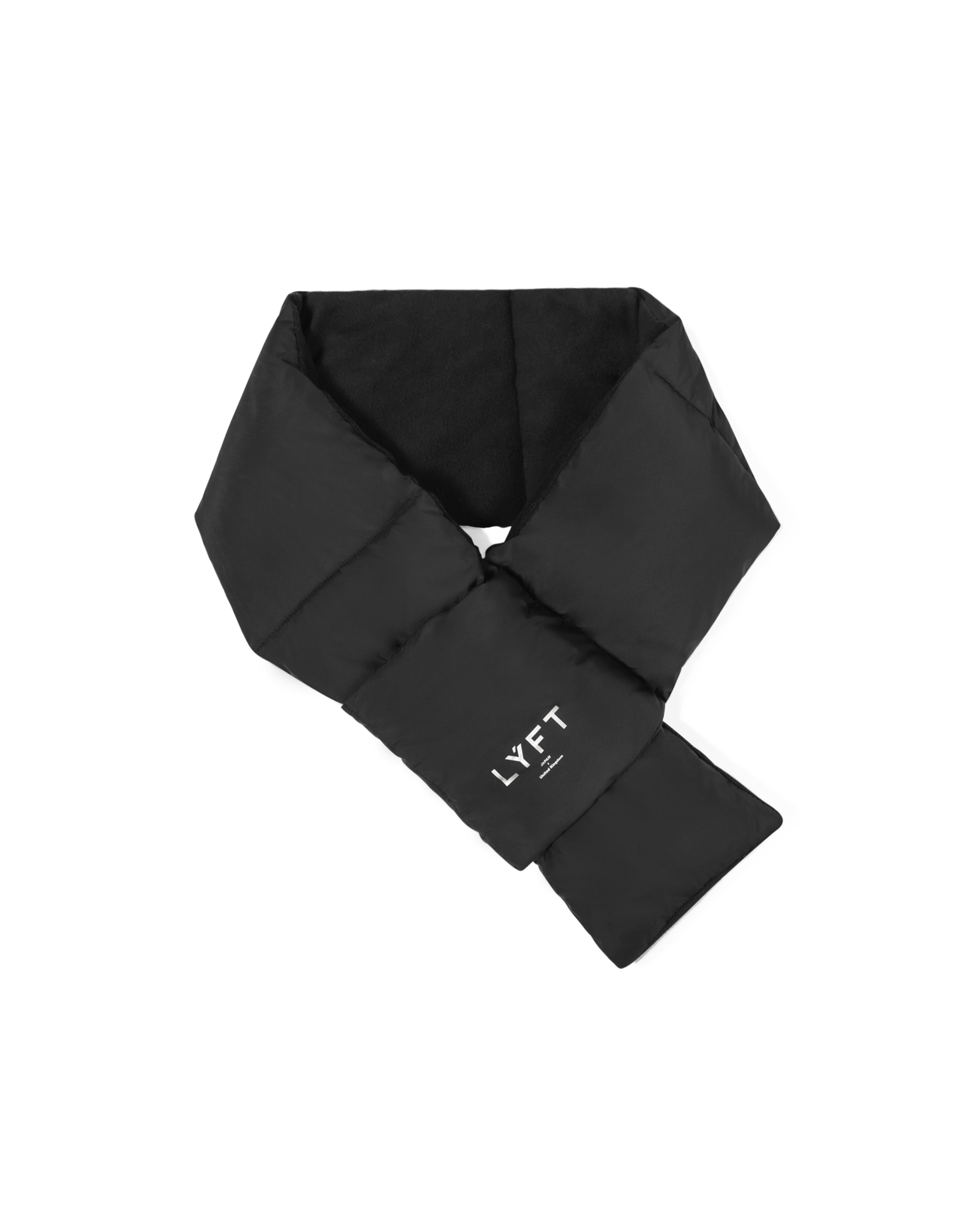 Basic Puffer Scarf - Black – LÝFT