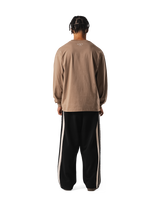 Old Ý Raglan Long Sleeve T-Shirt - Beige