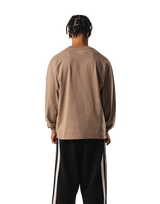 Old Ý Raglan Long Sleeve T-Shirt - Beige