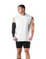 Stretch Logo No Sleeve - White