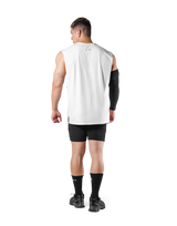 Stretch Logo No Sleeve - White