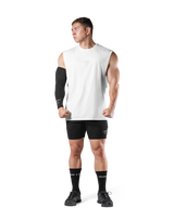 Stretch Logo No Sleeve - White