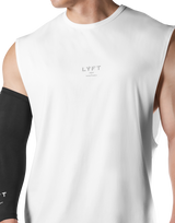 Stretch Logo No Sleeve - White