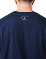 Old Ý Raglan Long Sleeve T-Shirt - Navy