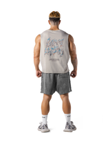 Metal Logo Box Tanktop - Ivory