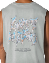 Metal Logo Box Tanktop - Mint