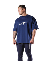 LÝFT Logo Big T-Shirt V.2 - Navy