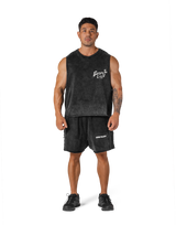 Metal Logo Box Tanktop - Black