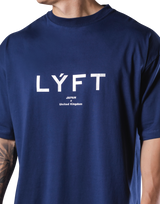 LÝFT Logo Big T-Shirt V.2 - Navy