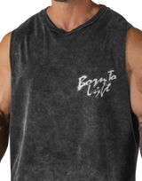 Metal Logo Box Tanktop - Black