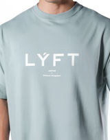 LÝFT Logo Big T-Shirt V.2 - L.Blue