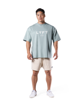 LÝFT Logo Big T-Shirt V.2 - L.Blue