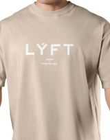 LÝFT Logo Big T-Shirt V.2 - Beige