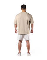 LÝFT Logo Big T-Shirt V.2 - Beige