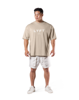 LÝFT Logo Big T-Shirt V.2 - Beige