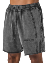 2Line Vintage Sweat Shorts - D.Grey