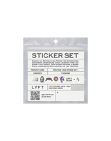 LÝFT Design Sticker Set Ver.1 - Silver