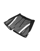 Side Pattern Stripe Stage Shorts - Black