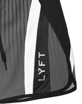 Side Pattern Stripe Stage Shorts - Black