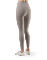 LYCRA® Brushed Inside Standard Leggings - Beige