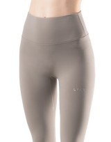 LYCRA® Brushed Inside Standard Leggings - Beige