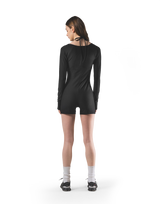 Square Neck Jumpsuit - Black