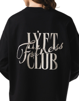 Back Graphic Long Sleeve T-Shirt - Black